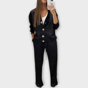Chantal – Conjunto de Cardigan y Pantalones