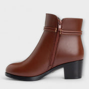 Frederika – Elegantes botín de invierno con cremallera