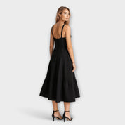 Kiana – Vestido midi con corsé