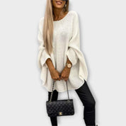 Isabelle - Pullover de Mujer con Cuello Redondo Estiloso