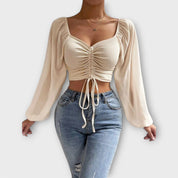 Jacqueline - Blusa Versátil para la Noche