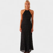 ADELINE - VESTIDO LARGO CON CUELLO HALTER