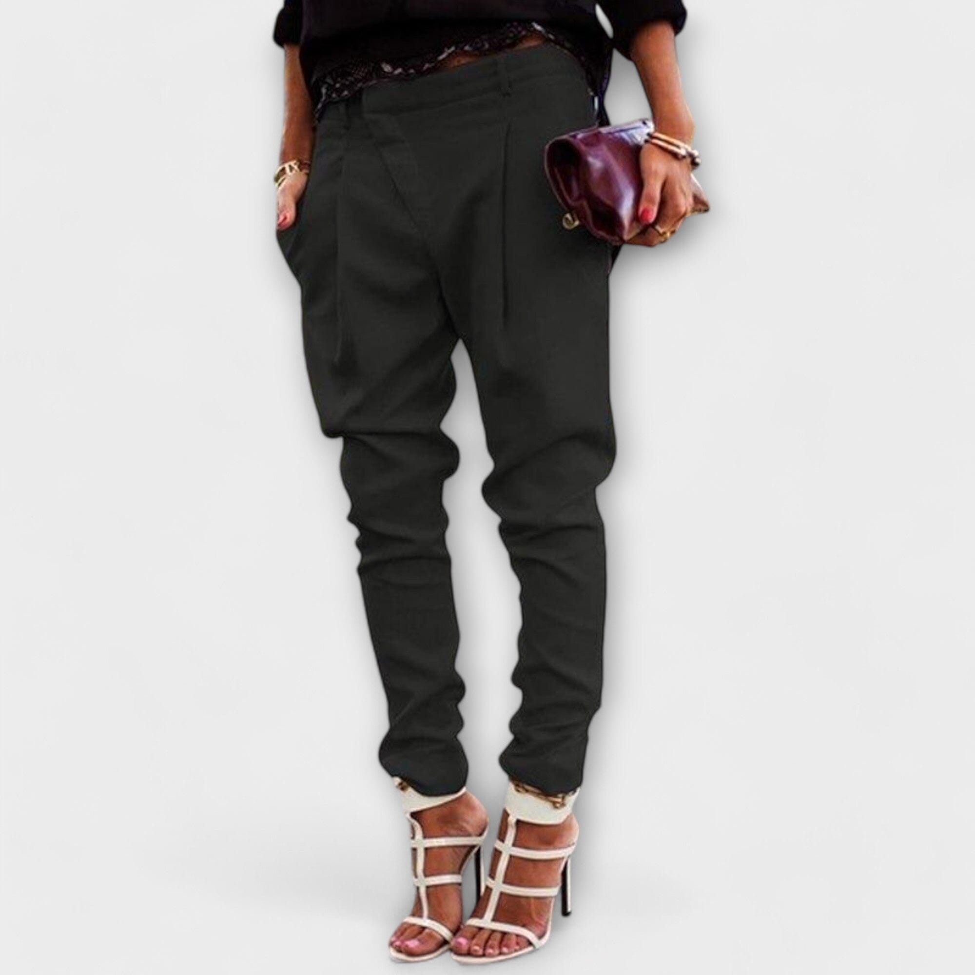 Mira – Pantalón de cintura alta elegante