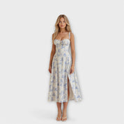Kiana – Vestido midi con corsé