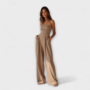 Inés - Elegante Mono sin Tirantes
