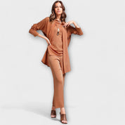 Sophia - Conjunto Casual de Tres Piezas