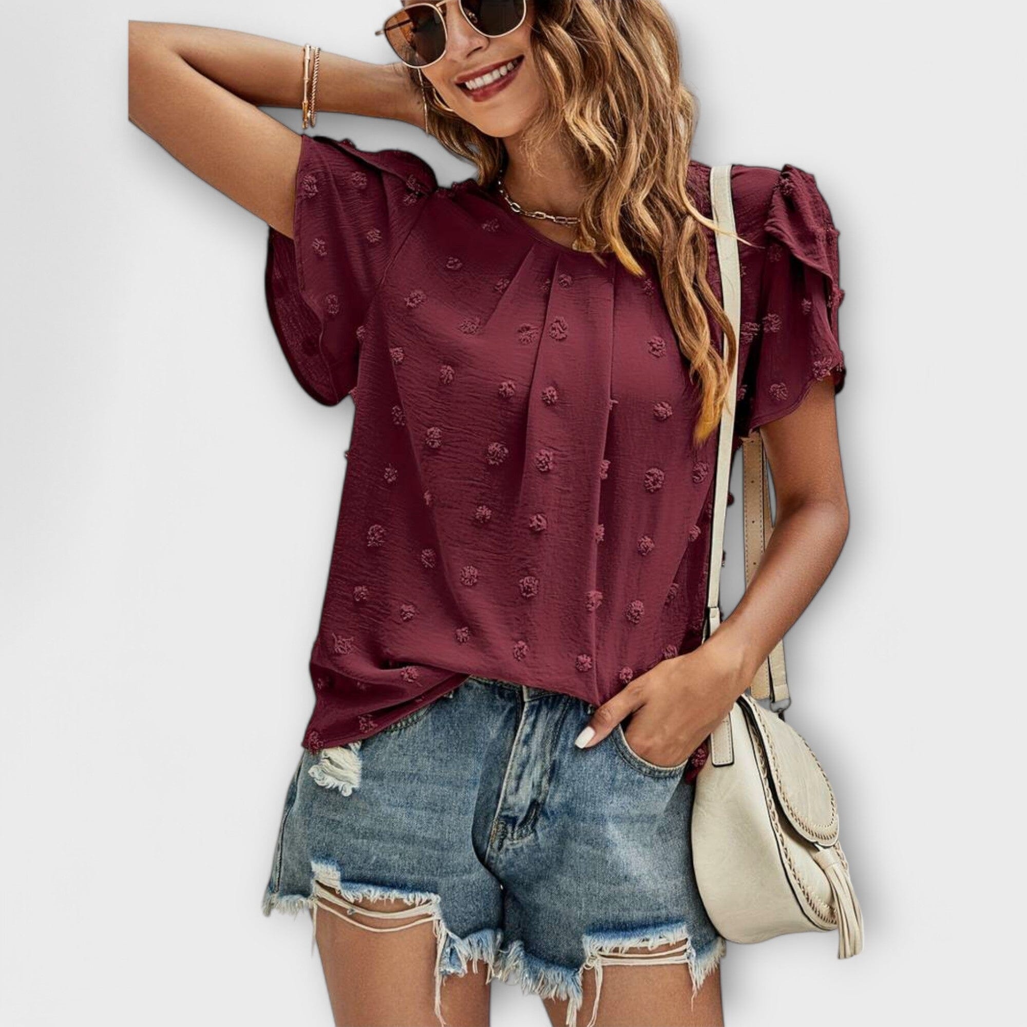 Charlotte - La Blusa Perfecta de Polka Dot