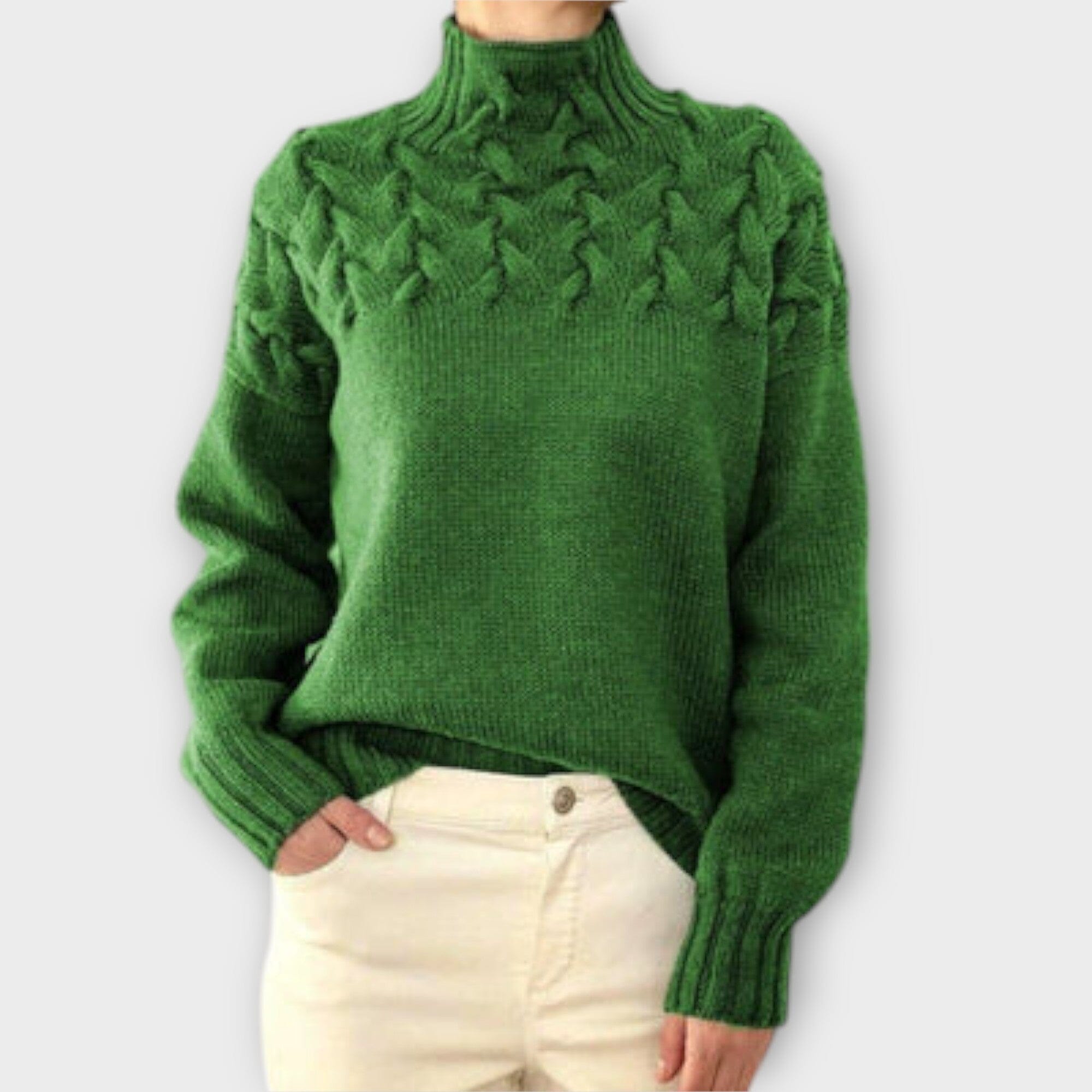 Eva – Suéter para Mujer con Detalle de Trenza
